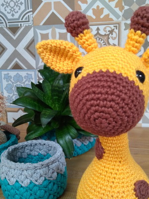 Girafofa girafa amigurumi