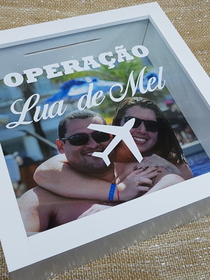 Cofre operação lua de mel com foto