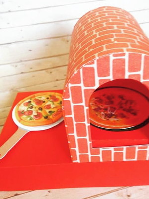 Caixa forno de pizza