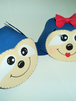 Chapéu infantil - animais silvestres