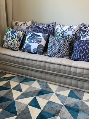 Futon turco almofadas opcionais