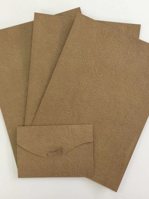 25 fls papel kraft a4 180g c/ relevo alto renda textura