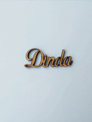 Nome dinda 5x2cm cod 28576