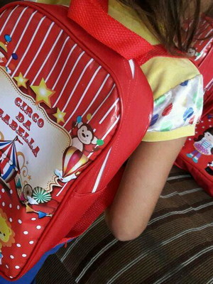 Mochila personalizada infantil