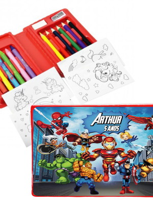 Estojo de pintura herois