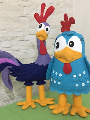 Galinha pintadinha e o galo carijó
