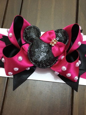 Faixa de cabelo minnie