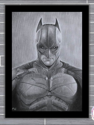 Quadro batman com moldura