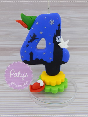 Vela decorada peter pan