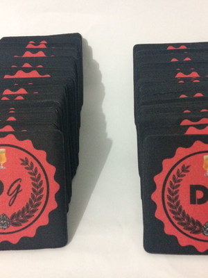 Bolacha de chopp personalizado porta copo todos os temas