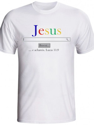Camiseta evangélica jesus