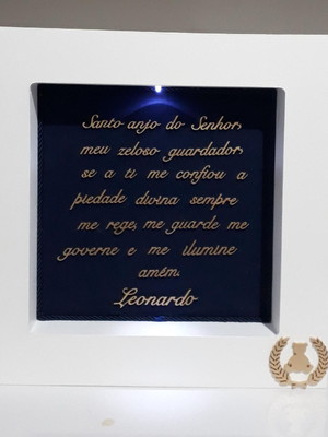 Cenário de led oração santo anjo