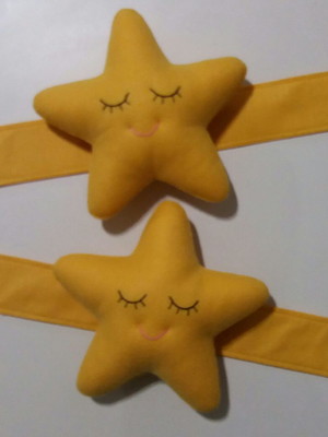 Prendedores de cortina de estrelinhas