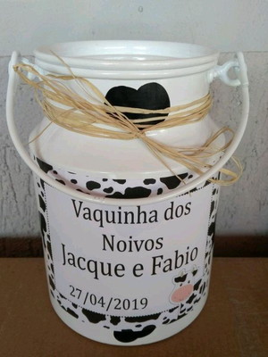 Leiterinha de 2 litros vaquinha dos noivos