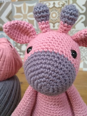 Girafa amigurumi