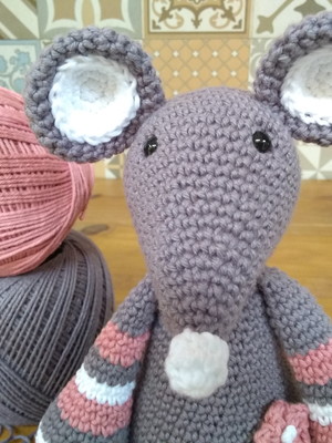 Ratinha amigurumi