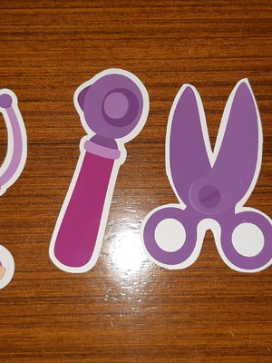 Aplique para tubetes 3d