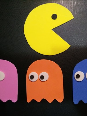 Come come e os fantasminhas em eva - kit com 4 unidades