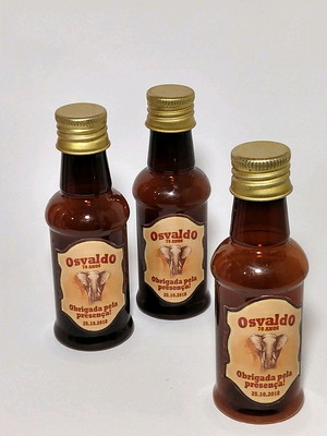 Garrafinha amarula personalizada