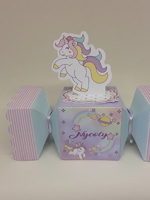 Caixa bala unicornio