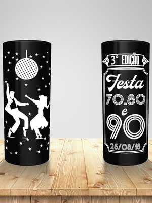 Copos long drink festa anos 60