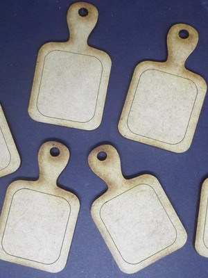 Mini tábua de carne em mdf 8x5 cm personalizada