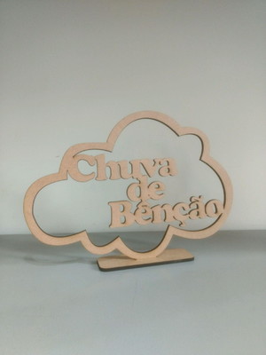 Nuvem com base em mdf