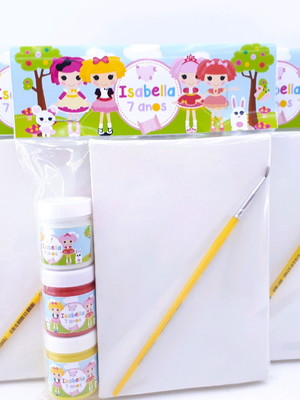 Kit pintura lembrancinha lalaloopsy