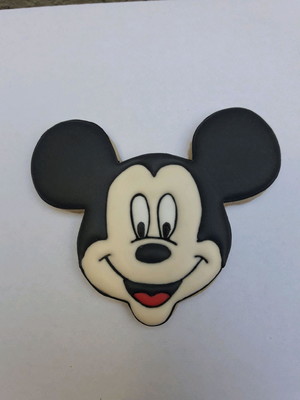 Biscoitos decorados mickey