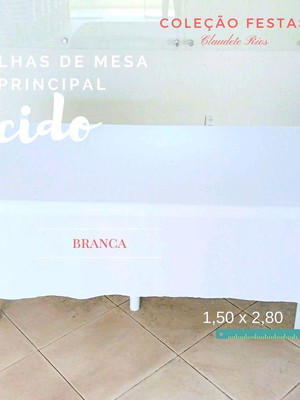 Toalha mesa principal oxford 1,45x2,80