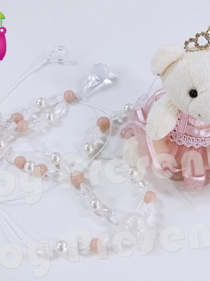 Pingente p/ cortina princesa rosa seco