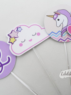Topper unicornio