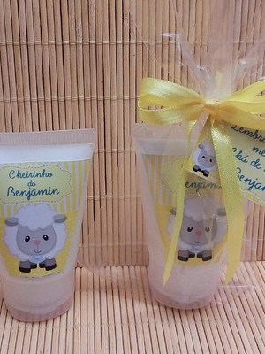 Creme hidratante lembrancinha ovelhinha