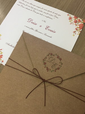 Convite de casamento