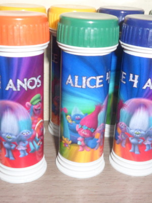 Bolinha de sabão trolls