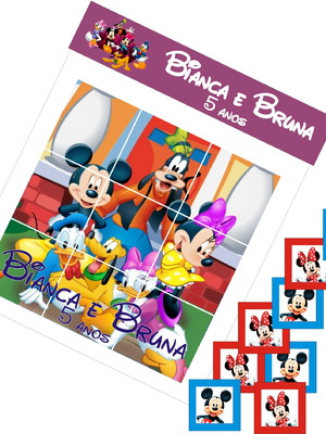 Jogo da velha turma mickey