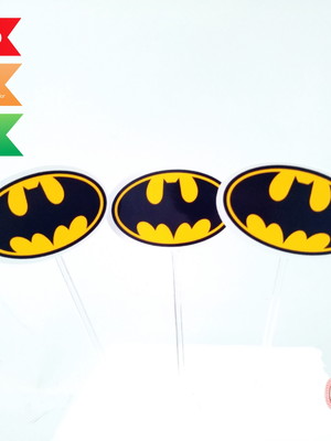 Topper de docinho - batman
