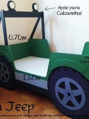 Cama infantil jeep