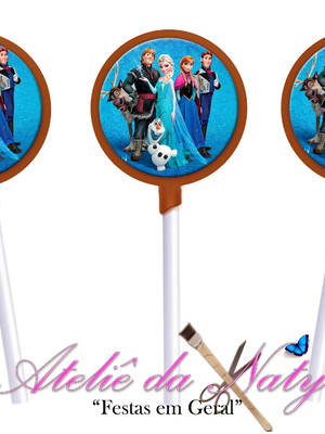Pirulito de chocolate - frozen