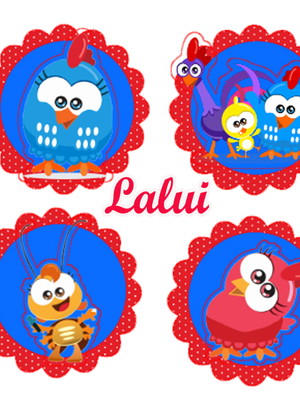 Aplique scrap - galinha pintadinha mini