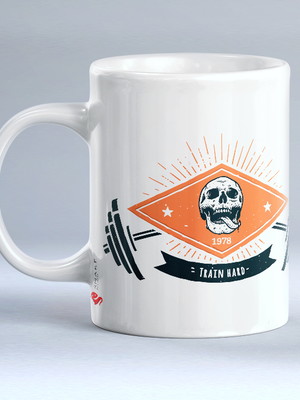 Caneca crossfit train hard