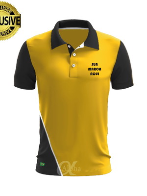 Camisa camiseta polo personalizada diferenciada kit 10 peças