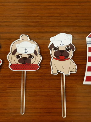Toppers para doce