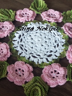 Toalhinha com flores