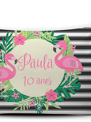 Almofada flamingo