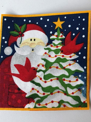 Patch aplique termocolante papai noel #5 ( 2 unidades )