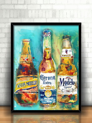 Quadro cerveja corona