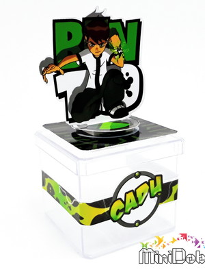 Caixa acrílica 5 cm ben 10