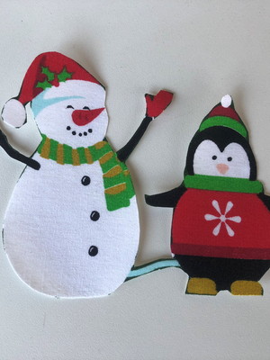 Patch aplique termocolante boneco de neve #8 ( 2 unidades )