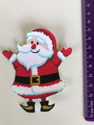 Patch aplique termocolante papai noel #10 ( 2 unidades )